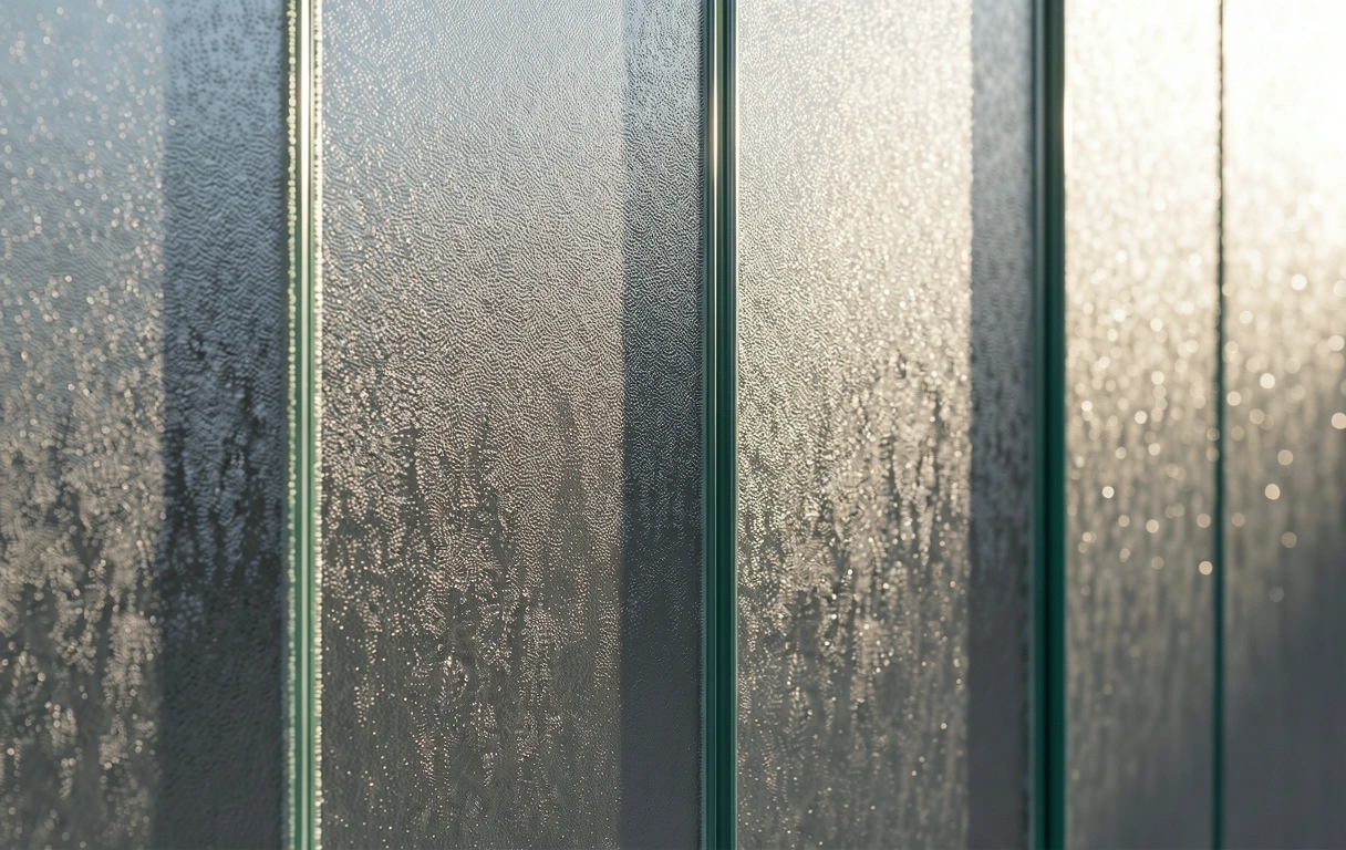 Texture of glass and light